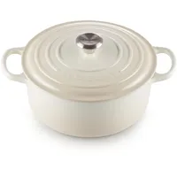 Le Creuset Signature Bräter 26 cm rund meringue