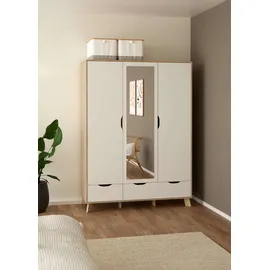 Andas Tvilum Kleiderschrank Ikast 147 x 201 cm Dekor Weiß