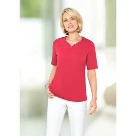 GOLDNER Halbarm Basic-Shirt Rot 44