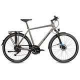 Airtracks 28 Zoll Herren Trekking Fahrrad TR.2845 Bike New 2 x 9 Gang Shimano CUES dunkelgrau 56 CM