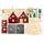Hobaku HOLZ - BASTELN - KUHNERT Drechslerei Kuhnert - Bastelset Spardose Schwedenhaus - Hobaku (Holzbastelkunst) - 16 x 13 cm - das perfekte Sparerlebnis zum selber Basteln