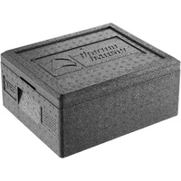 Thermohauser EPP-Thermobox GN 1/2 inklusive Deckel 7 Liter Volumen - 39 x 33 x 14,5 cm, schwarz