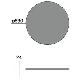Brumberg Leuchten Akustikpaneel D1000mm 85610454