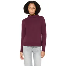 Betty Barclay Strickpullover mit Stehkragen Dark Aubergine 40