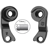 Union GH-249 Schaltauge Set - Aluminium - schwarz/silber