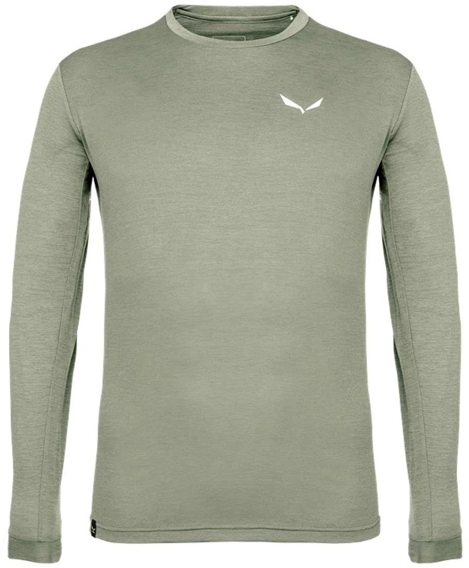 Salewa Puez Melange Dry Long Sleeve Tee Men, Shadow Melange, M