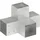 vidaXL Pfostenverbinder X-Form 101 x 101 mm Grau/Metall