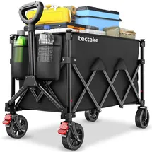 Tectake Bollerwagen schwarz