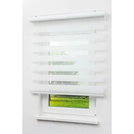 Lysel - Qualitätsdoppelrollo weiß, (B x H) 120cm x 240cm in weiß