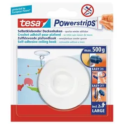 tesa Klebehaken 30 mm  x 30 mm weiß