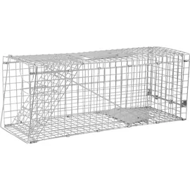 ideoon home Marder Lebendfalle Wiederverwendbare Gitterfalle 65 x 26 x 24 cm