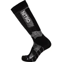 Nitro Cloud 8 Unisex Socks Socken 25, Größe: M, Farbe: BLACK/GREY