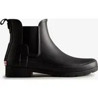 Hunter Refined Chelsea Damen Gummistiefel schwarz - 36
