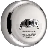 Memkey - Runder ausziehbarer Wäschetrockner aus Edelstahl 304 mit 9 Fuß langem Stahlkabel für Badezimmer, Garten, Balkon und mehr