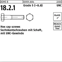 Hörger & Geßler Sechskantschraube UNC 1/2 x 6 Zoll 1 Stück