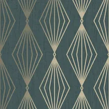 boutique luxury Marquise Geo Vliestapete 10,05 x 0,52 m 1 St Dunkelgrün 34193
