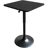 Happy Garden Quadratischer Bartisch 60 x 60 cm Schwarz/Weiß
