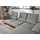 W.Schillig Eckcouch Mikrofaser 3-Sitzer Grau