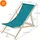 ECD Germany 5er Set Liegestuhl 117 x 52 x 83 cm Dunkelgrün