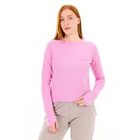 Salomon Essential Lightwarm Crew Neck Damen vêtement running femme