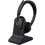 Yealink WH68 UC On-Ear Headset DECT/Bluetooth schwarz