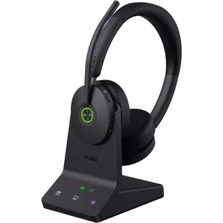 Yealink WH68 UC On-Ear Headset DECT/Bluetooth schwarz