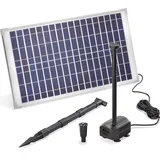 esotec Solar Teichpumpe mit Filter für außen | SET Sprinklerpumpe 875l/h 101913