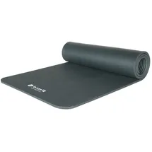 forzafit Yogamatte mit Tragegurt - Extra dick 10 mm - Grau