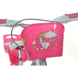 DINO BIKES Unicorn 16 Zoll RH 28 cm weiß/rosa