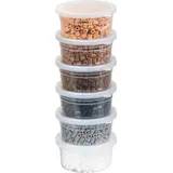 KnorrPrandell Bügelperlen-Set 3.000 Stück Braun/Schwarz/Weiß