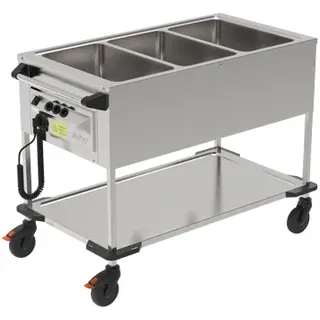 Gastro Rieber Bain-Marie-Wagen 3x GN1/1