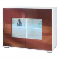 Vladon Kommode, Bordeaux, 92.5x75.5x35 cm, Wohnzimmer, Kommoden & Sideboards,