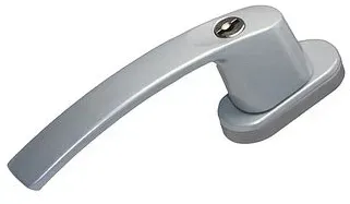 Fenstergriff abschließbar in zwei Farben (Farbe: weiß)