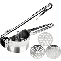 Intirilife Kartoffelpresse Spätzlepresse in Silber | Gr.: onesize
