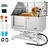 Vevor Elektrische Hundewaschstation 127 cm Silber