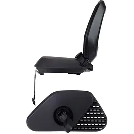 Bobike One Junior, Mik Hd Kindersitz für Fahrrad Hinten - Black - Max 27 kg,