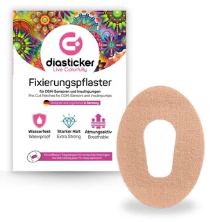 Diasticker® Dexcom G6 Fixierpflaster 'Beige' 10 St