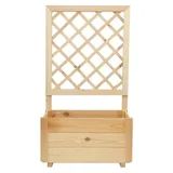 hardin 1fachgut Pflanzkasten mit Rankgitter 58 x 34 x 104 cm Kiefernholz