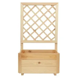 hardin 1fachgut Pflanzkasten mit Rankgitter 58 x 34 x 104 cm Kiefernholz