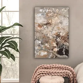 onlywow Leinwand Bilder Mandelblüte | Gr.: 40 x 60 cm