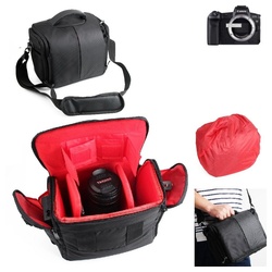K-S-Trade Kameratasche für Canon EOS Ra, Kameratasche Fototasche Schultertasche Zubehör Tasche einteilbare schwarz