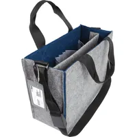 Sigel Notebooktasche Desk Sharing Bag Bicolor M, Grau/Blau 15.4