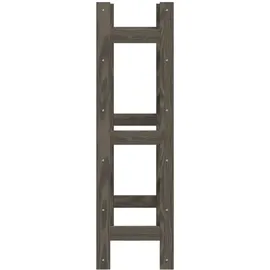 vidaXL Weinregal 30 Flaschen  Grau