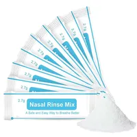 Nasenspülsalz, Nasenspülung Salz, 40 Stück Nasenspülsalz für Nasendusche, Neti Pot Salz, Sinus Spülung Nachfüllpackung, Sinus Spülsalz, Neti Pot Salzpäckchen, für Erwachsene & Kinder (2.7g)