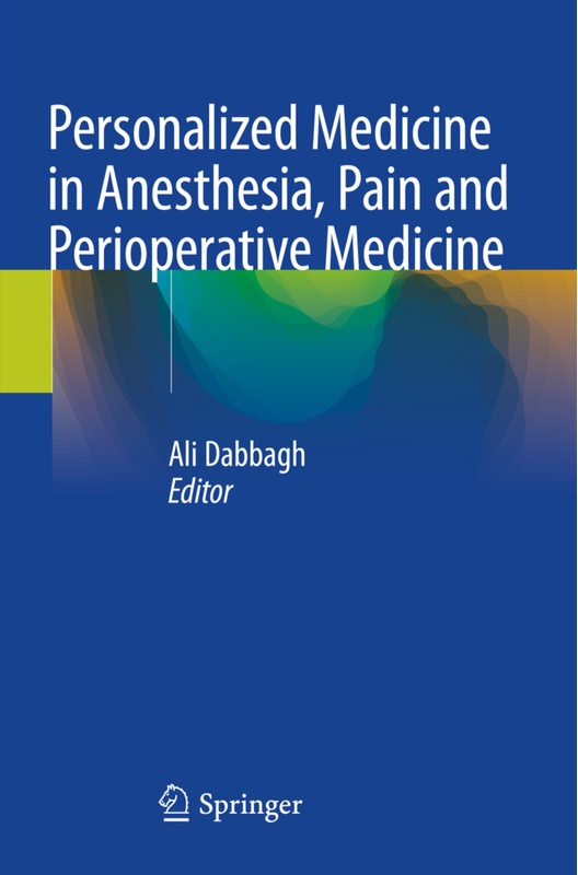 Personalized Medicine In Anesthesia  Pain And Perioperative Medicine  Kartoniert (TB)