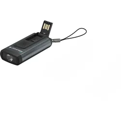 Ledlenser K6R Safety wiederaufladbare Mini Taschenlampe grau-schwarz