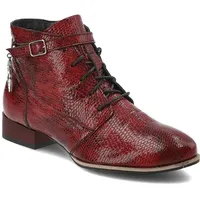 Rote Schnürschuhe Maciejka Elegante Damenschuhe, 37