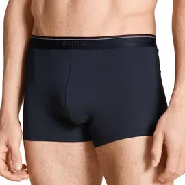 CALIDA Natural Benefit Boxer, Navy, Weiß