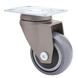 WAGNER Design - 3C Lenkrolle soft - Durchmesser Ø 50 mm, Kugellager, grau, Tragkraft 50 kg - 01225301