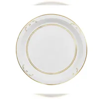 Partydeco Pappteller 23 cm 6 St. Weiß/Gold